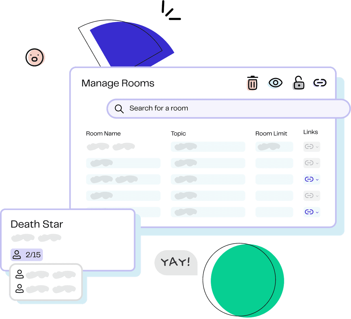 Breakout rooms management